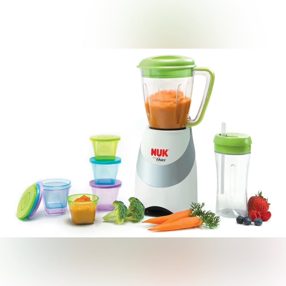 NUK Smoothie and Baby Food Maker Blender Set Oster Sippy Cup Cookbook Kitchen